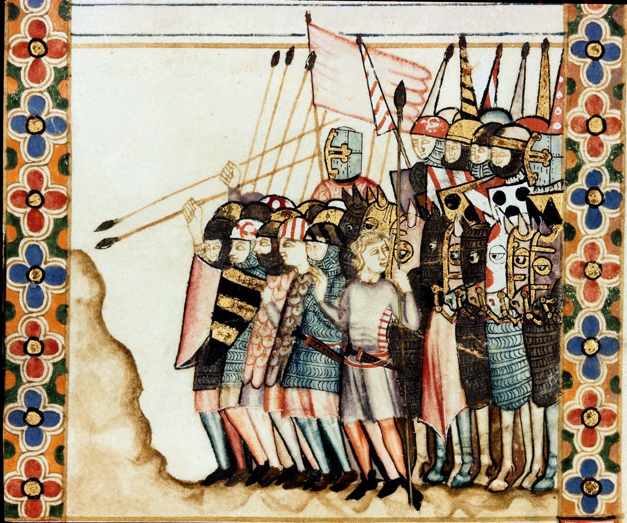 Armée des croisés (détail) - Spanish School