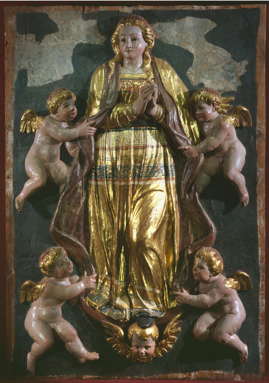 Assomption de la Vierge, détail d