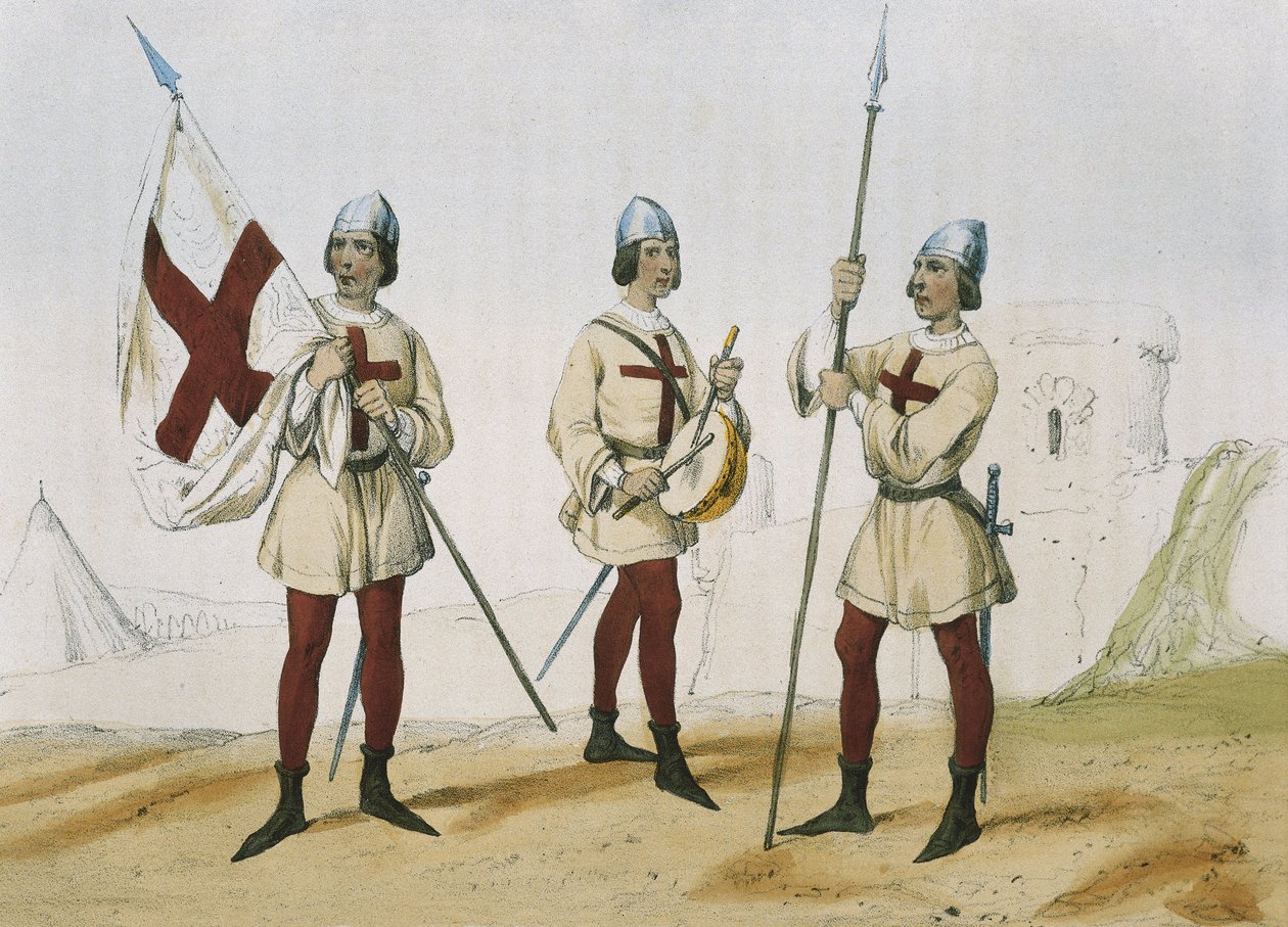 DE SOTTO, Serafin Maria, Comte de Clonard (1793 - 1862). Historia organica de las armas de Infanteria y Caballeria españolas. 1851 - 1859. Fantassins sous le règne des Rois Catholiques d