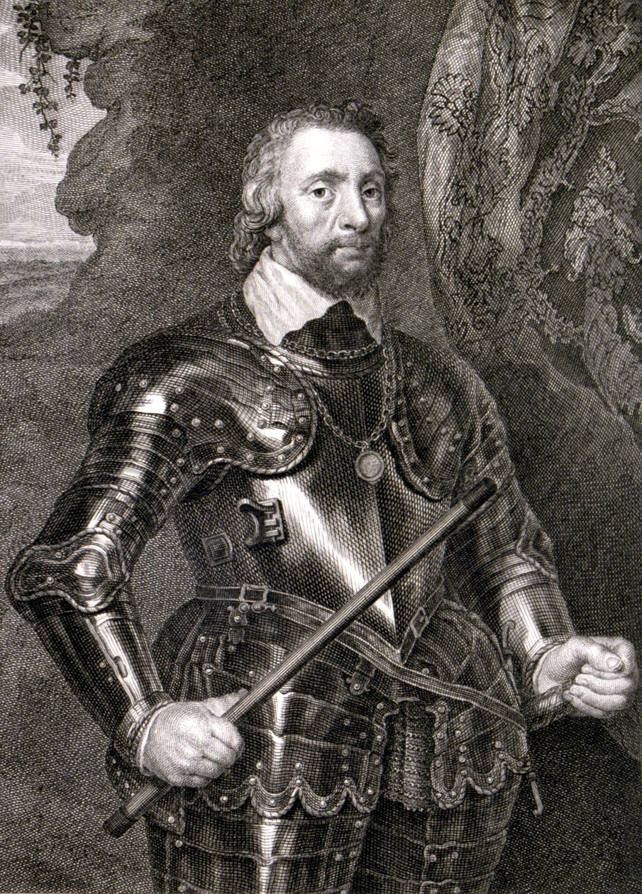 Don Alonso Perez de Guzman el Bueno (gravure) - Spanish School