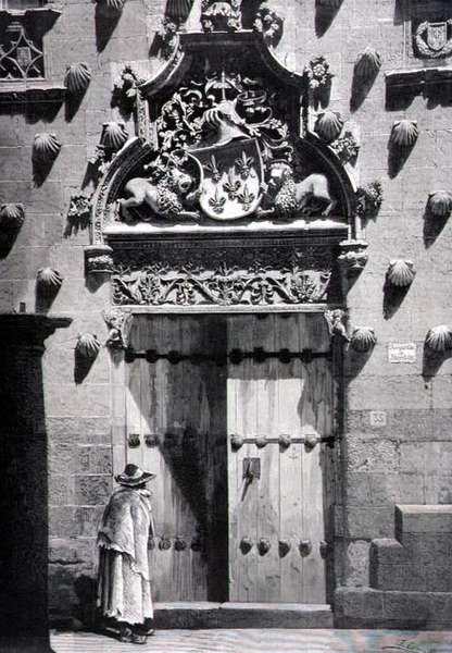 Porte de la Casa de las Conchas, Salamanque - Spanish School