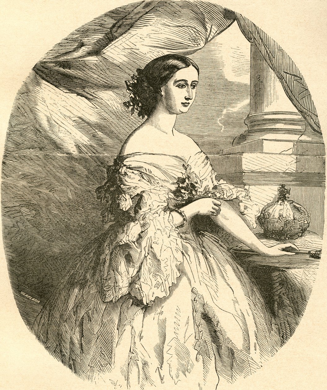 Eugénie de Montijo - Spanish School