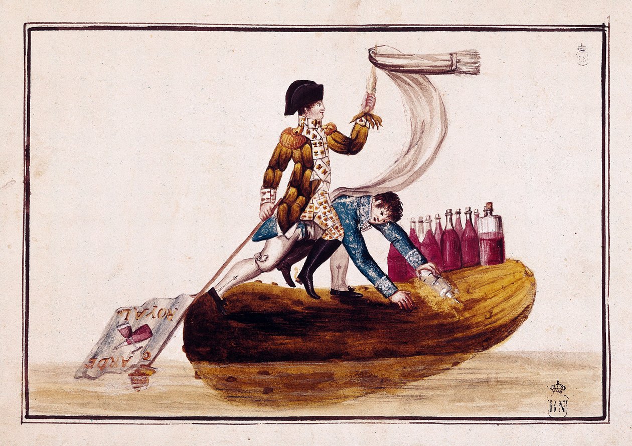 Expulsion de Joseph Bonaparte (1768-1844) après la défaite de Vitoria en Espagne - Spanish School