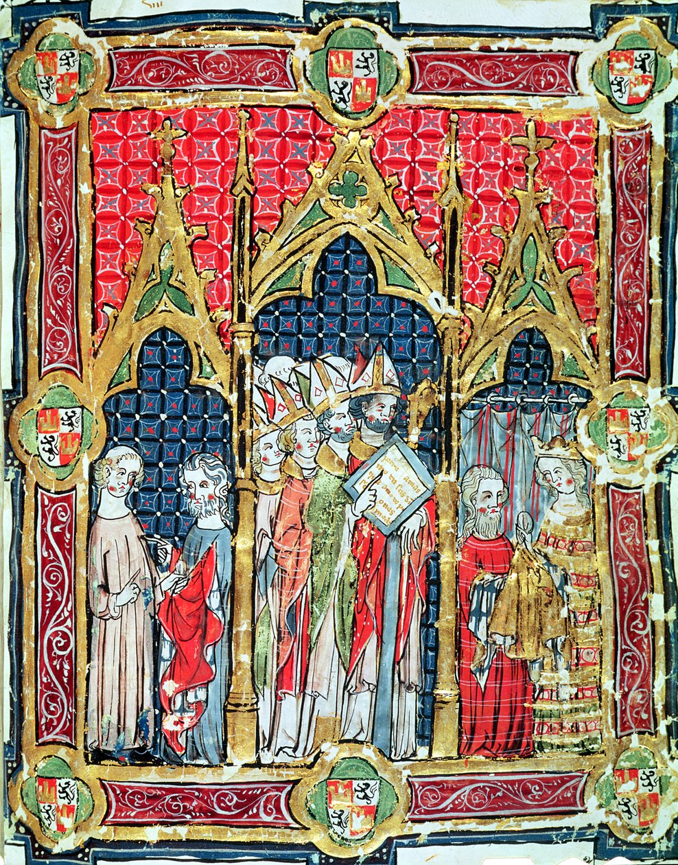 Fol.13r Couronnement des Rois d