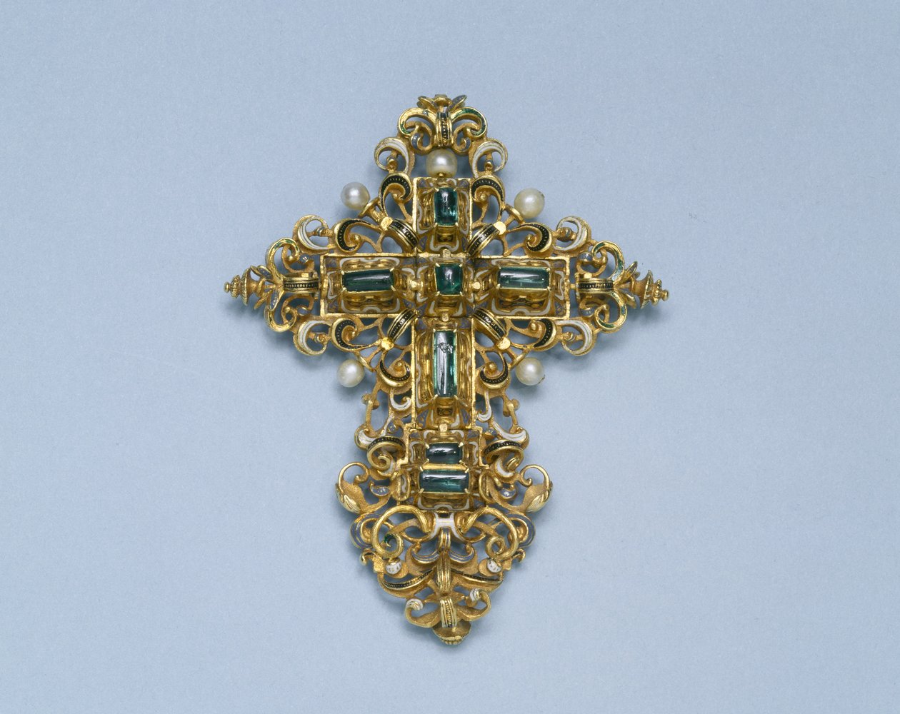 Pendentif en forme de croix, 1550-1600 - Spanish School