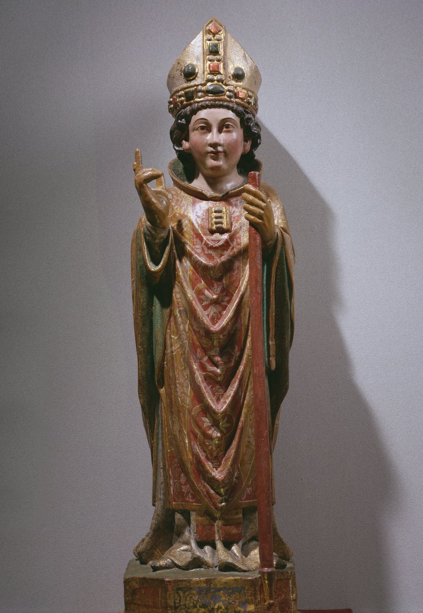 Saint Martin de Tours, fin du 14ème siècle-début du 15ème siècle - Spanish School