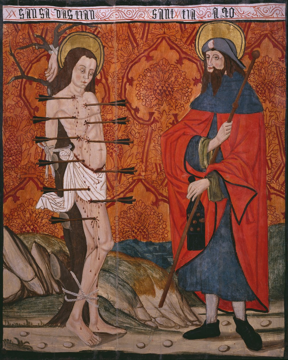 Saint Sébastien et Saint Jacques le Majeur, panneau de l