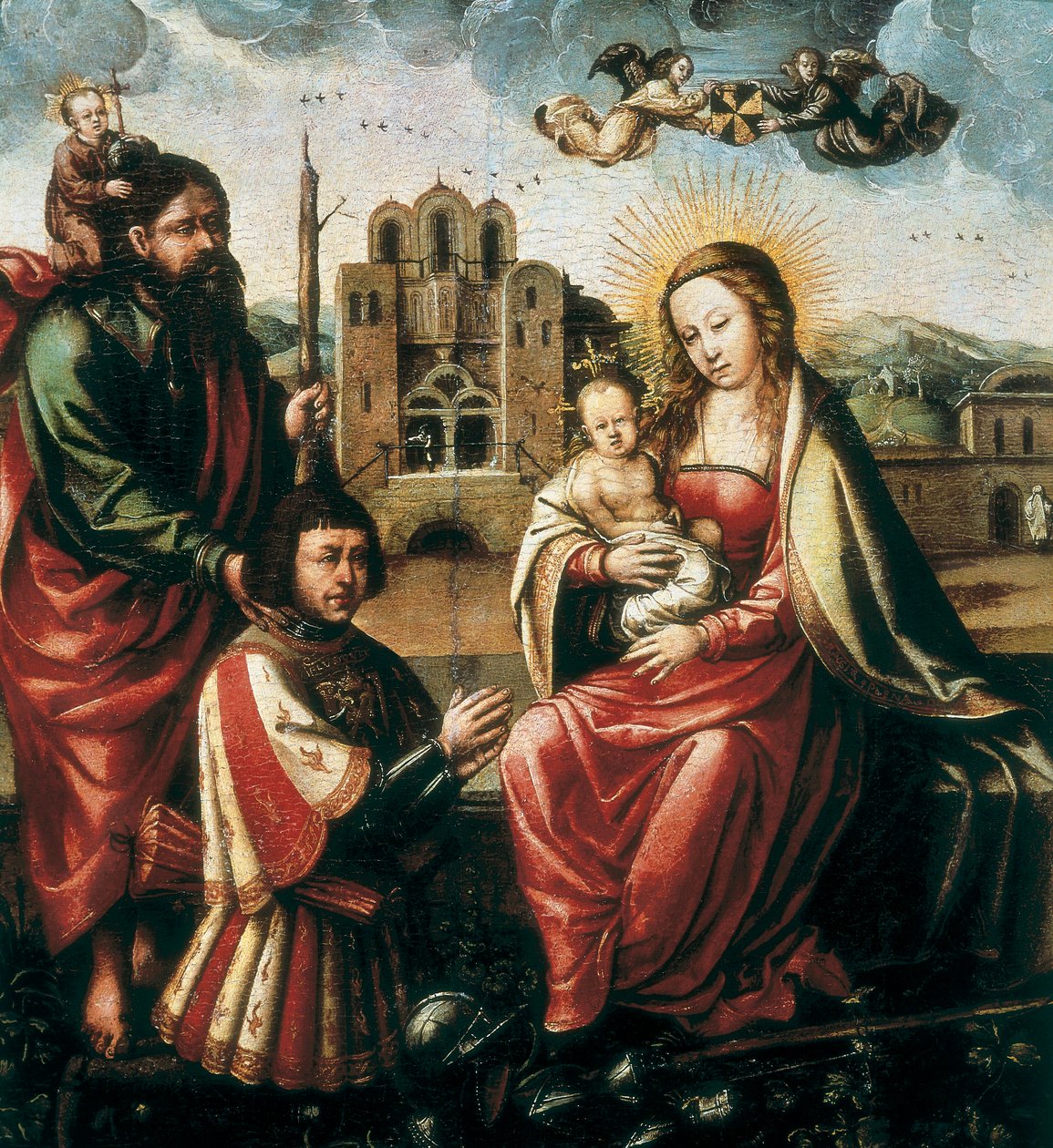 La Vierge de Christophe Colomb (Christopher Columbus, Cristoforo Colombo) - Spanish School