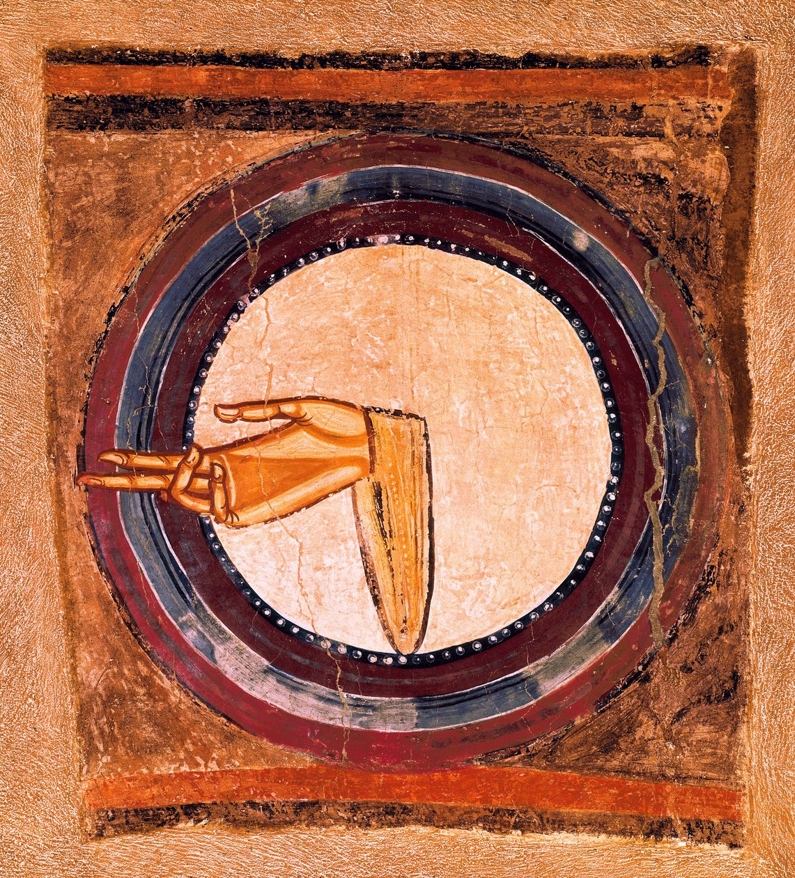 La main de Dieu, détail d