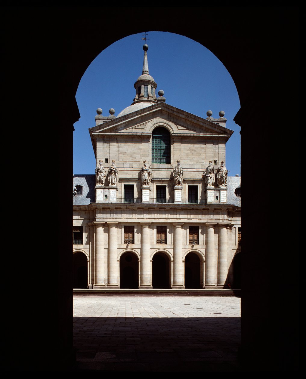 Vue de la façade de l
