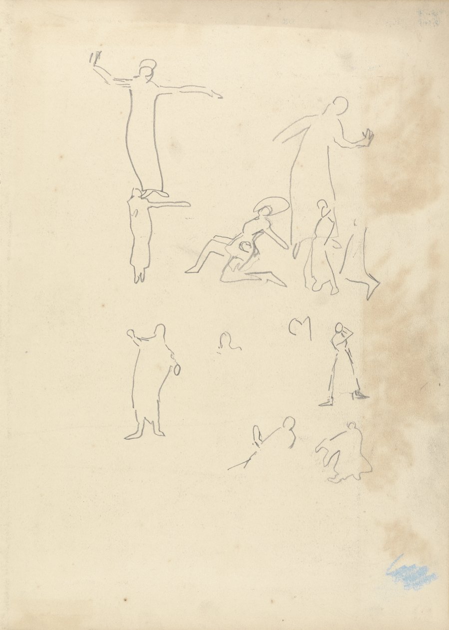 Étude de danseurs, pour la Cave du Veau d