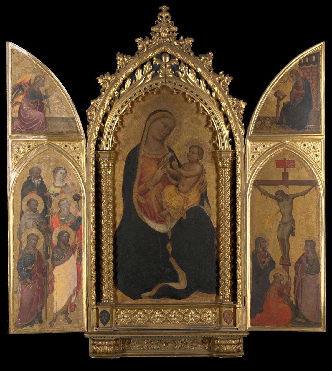 La Crucifixion avec la Vierge Annonciatrice - Spinello Aretino