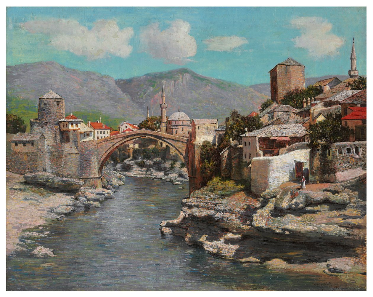 Le vieux pont de Mostar, Bosnie - Spiro Bocaric