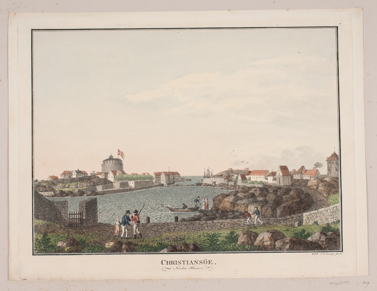 Christiansø. Le port nord - Søren L. Lange