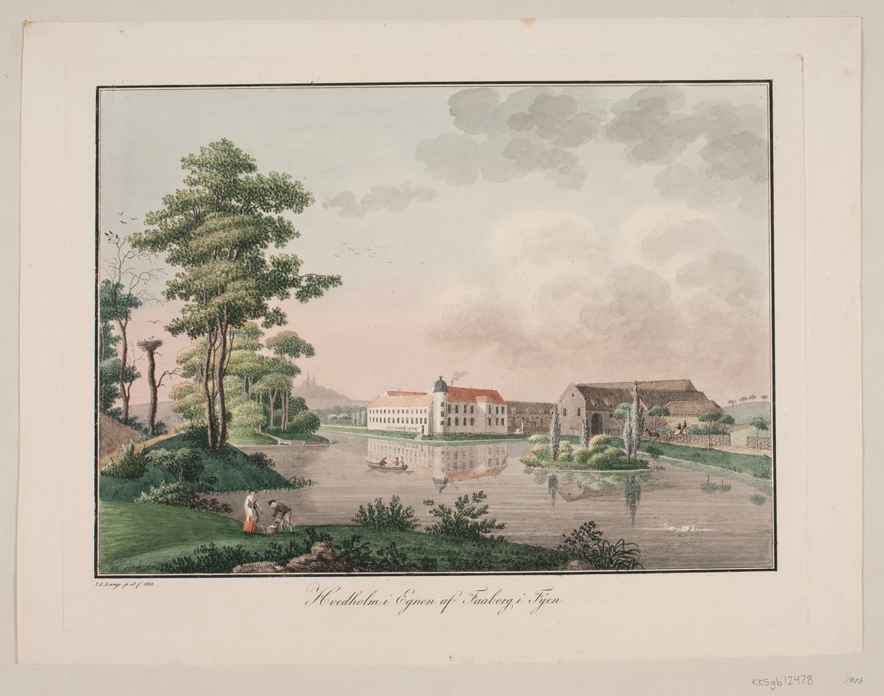Hvedholm dans la région de Faaborg sur Fionie - Søren L. Lange
