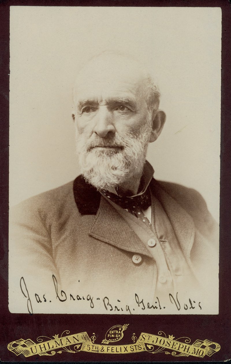 Portrait en buste de James Craig Brigadier - St. Joseph Uhlman
