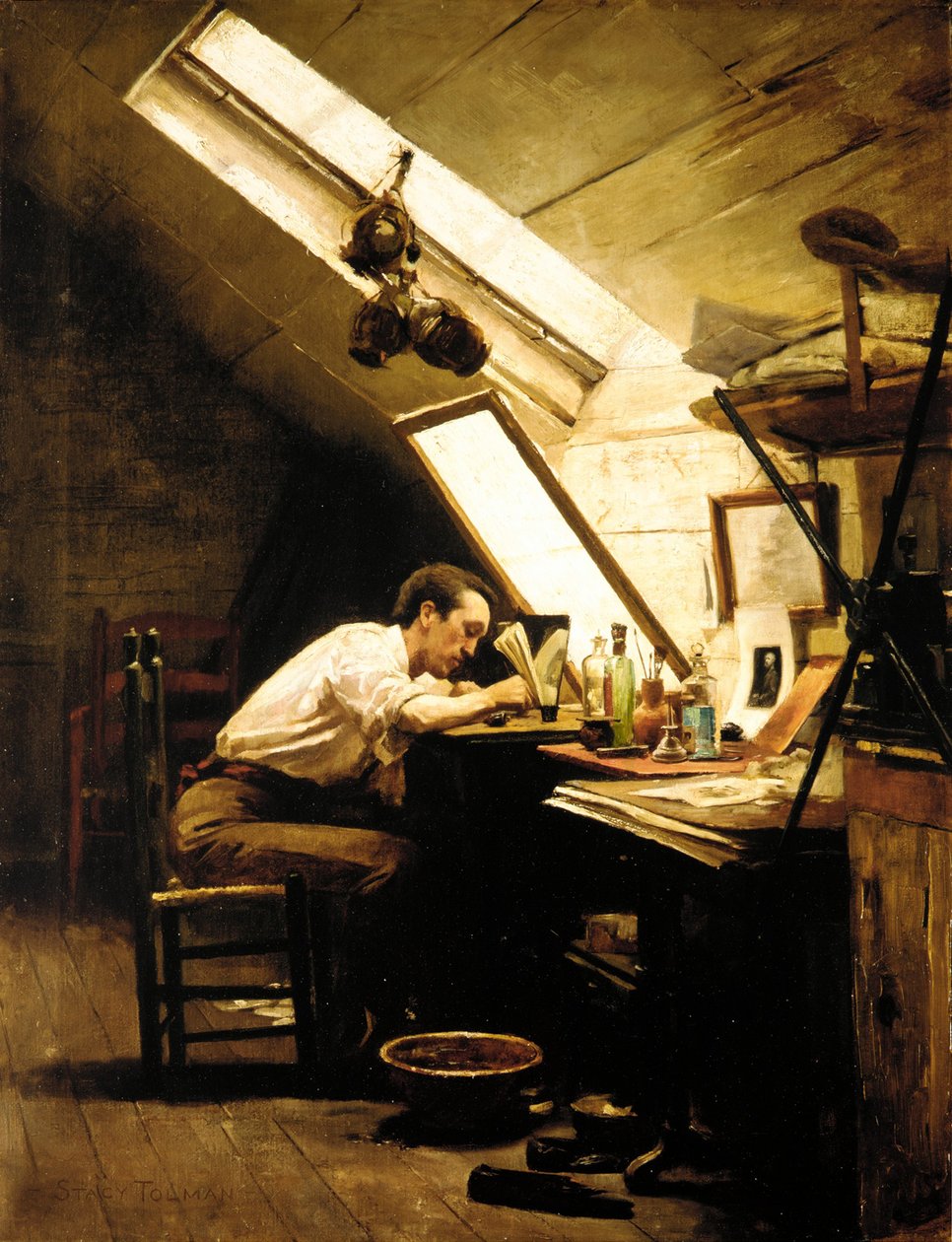 Le Graveur, vers 1887-89 - Stacy Tolman