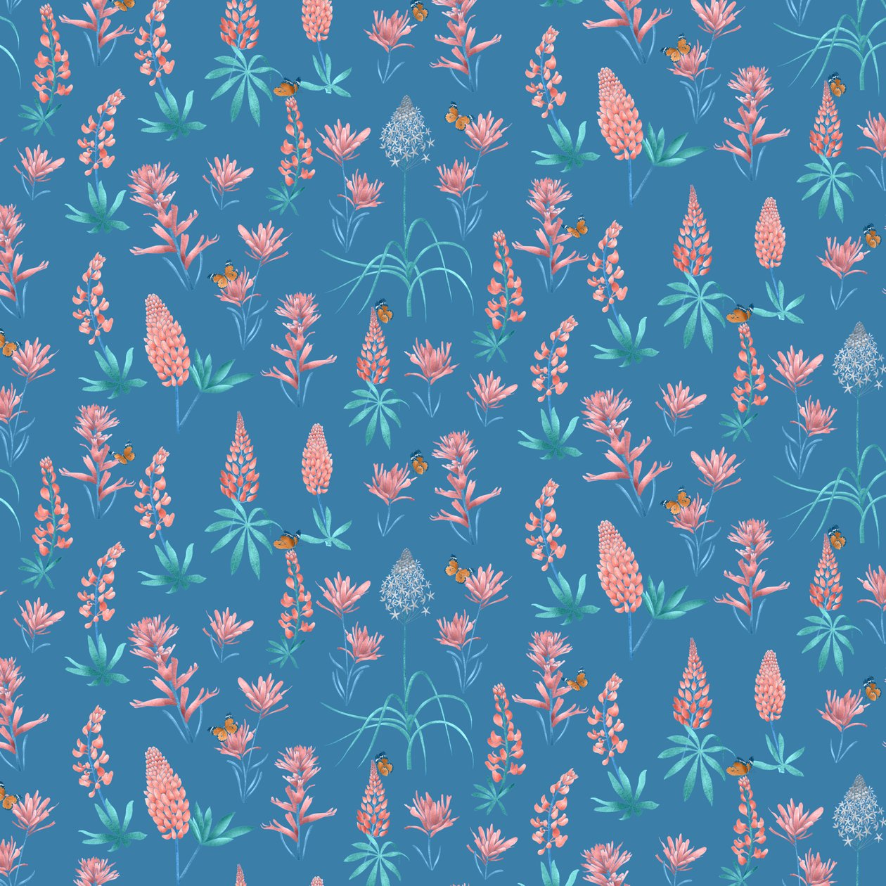 Motif de prairie alpine - Stacy Hsu