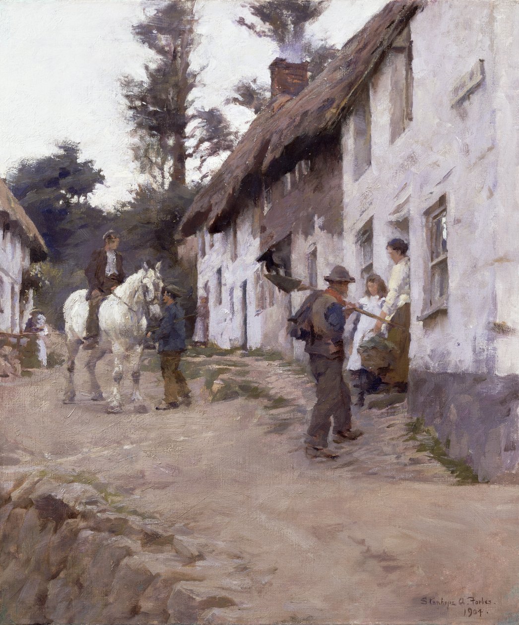 Soirée - Retour des travailleurs - Stanhope Alexander Forbes
