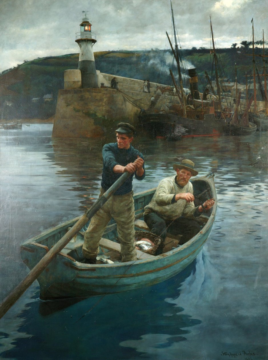 Le Phare de Newlyn, Cornouailles - Stanhope Alexander Forbes