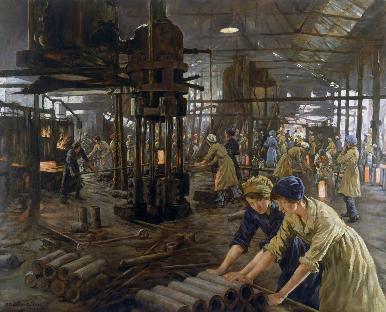 Les filles de la munition, 1918 - Stanhope Alexander Forbes
