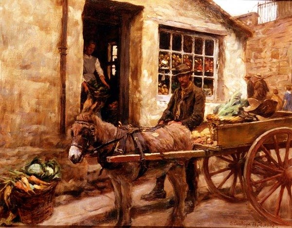 Le chariot de légumes - Stanhope Alexander Forbes