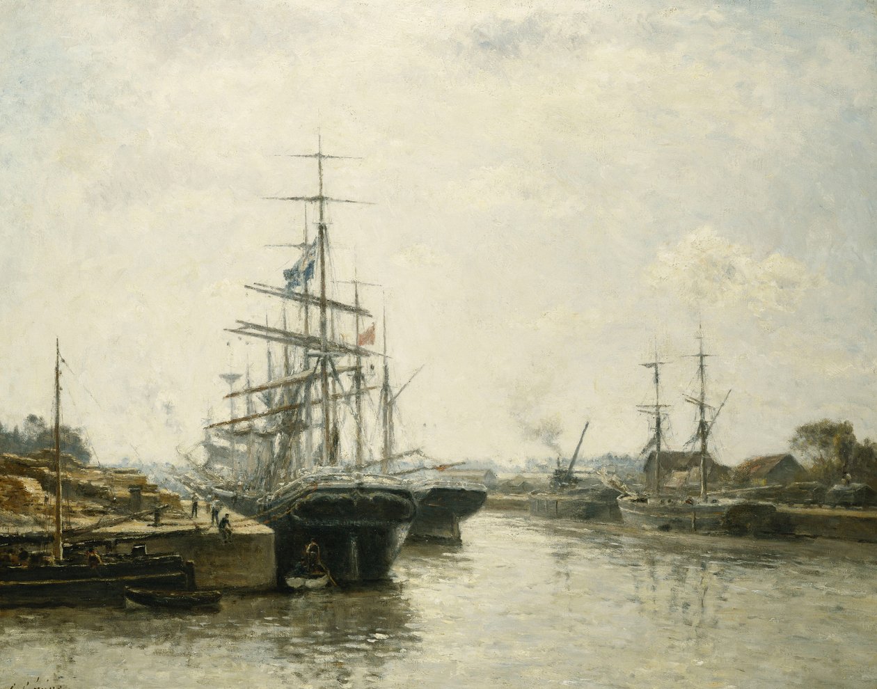 Le bassin de Caen - Stanislas Victor Edouard Lepine