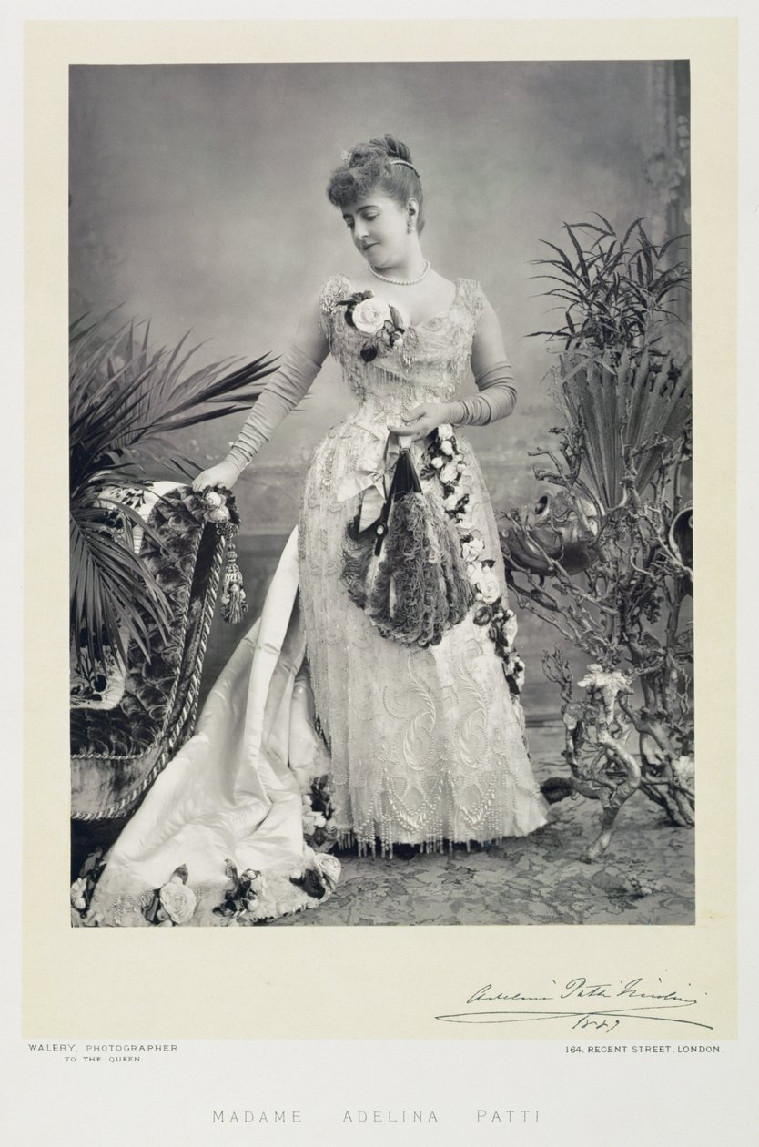 Portrait de Madame Adelina Patti (1843-1919) - Stanislaus Walery