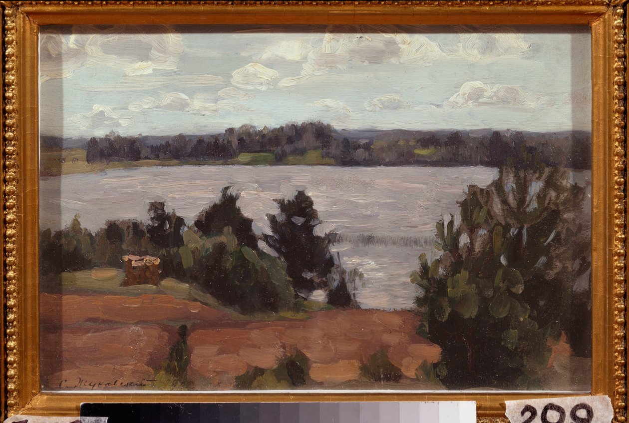 Sur la rive du lac - Stanislav Joulianovitch Joukovski
