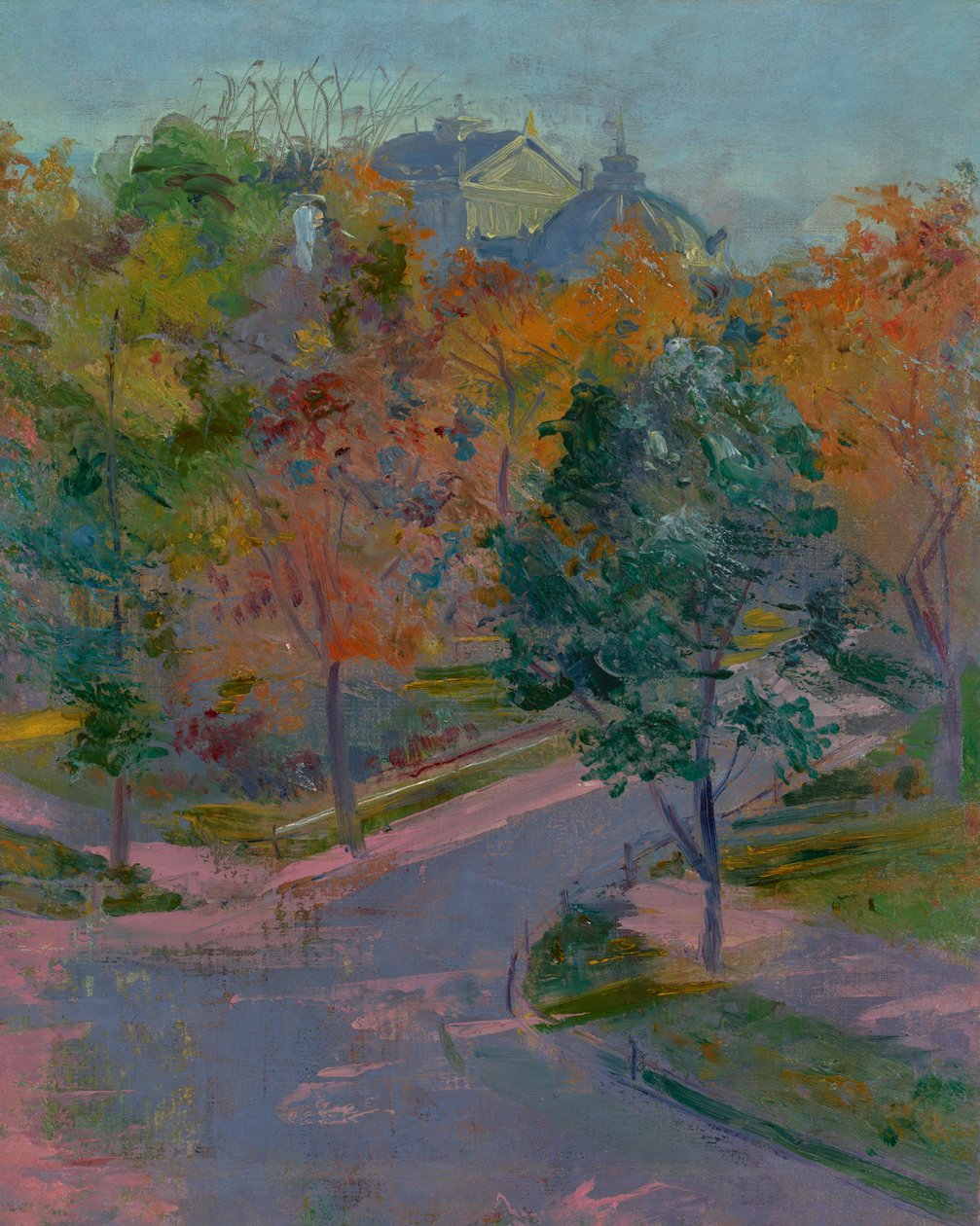 Vue du Théâtre Municipal de Cracovie depuis la rue Zacisze - Stanislaw Wyspianski