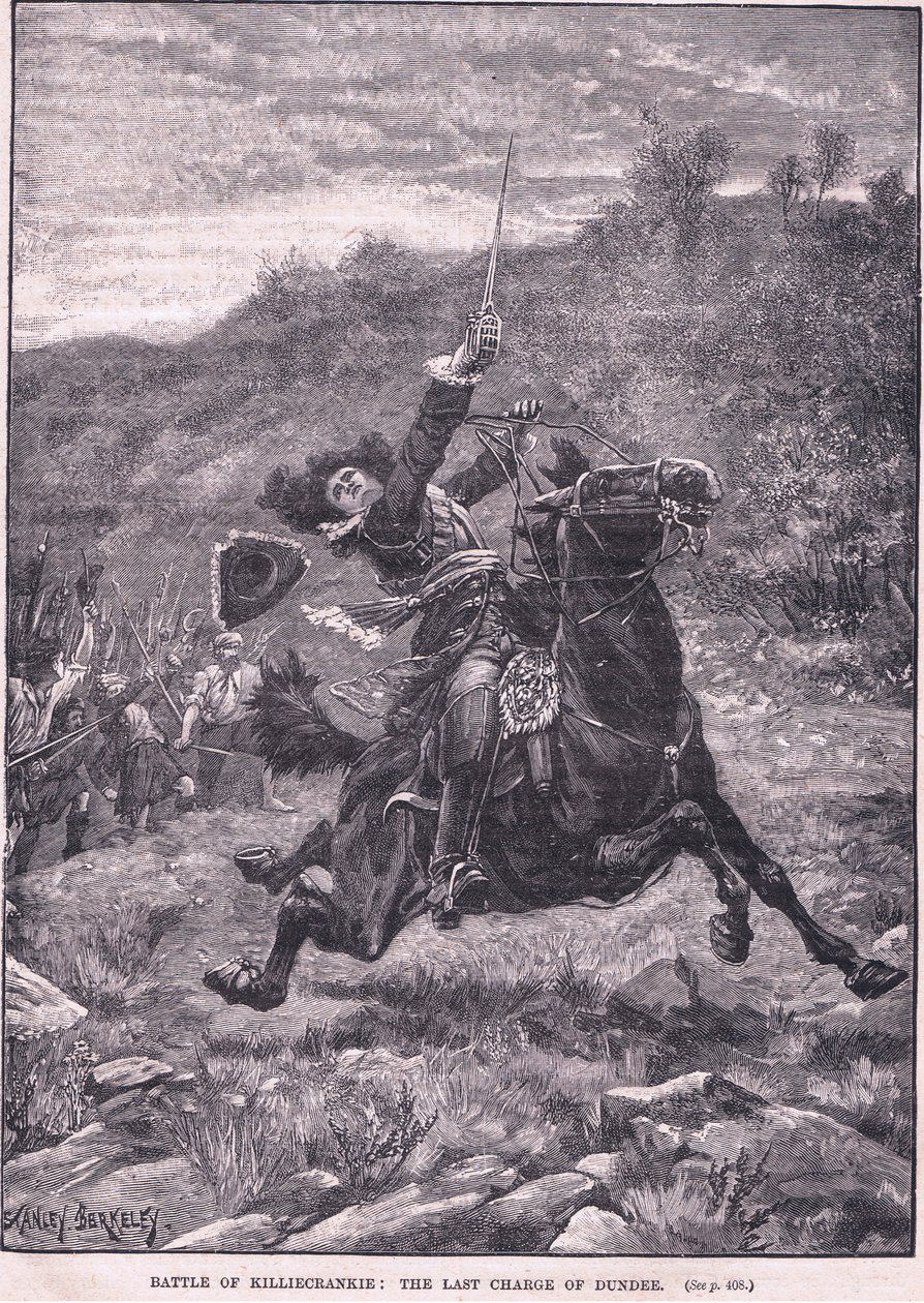 Bataille de Killiecrankie : La dernière charge de Dundee AD 1689 - Stanley Berkeley
