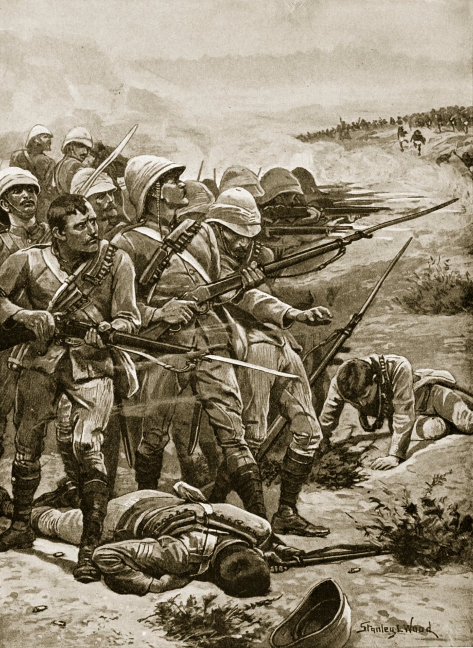 La place à Abu Kru, 19 janvier 1885 - Stanley L. Wood