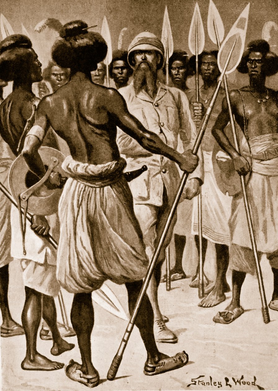 Le type de guerrier rencontré par Burton en Somalie - Stanley L. Wood