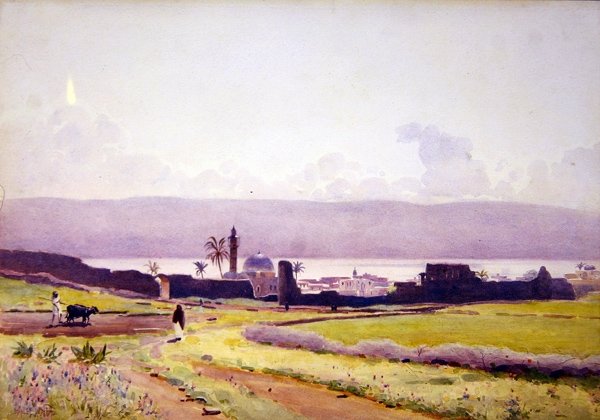 Dans les murs de Tibère, vers 1905 - Stanley Inchbold