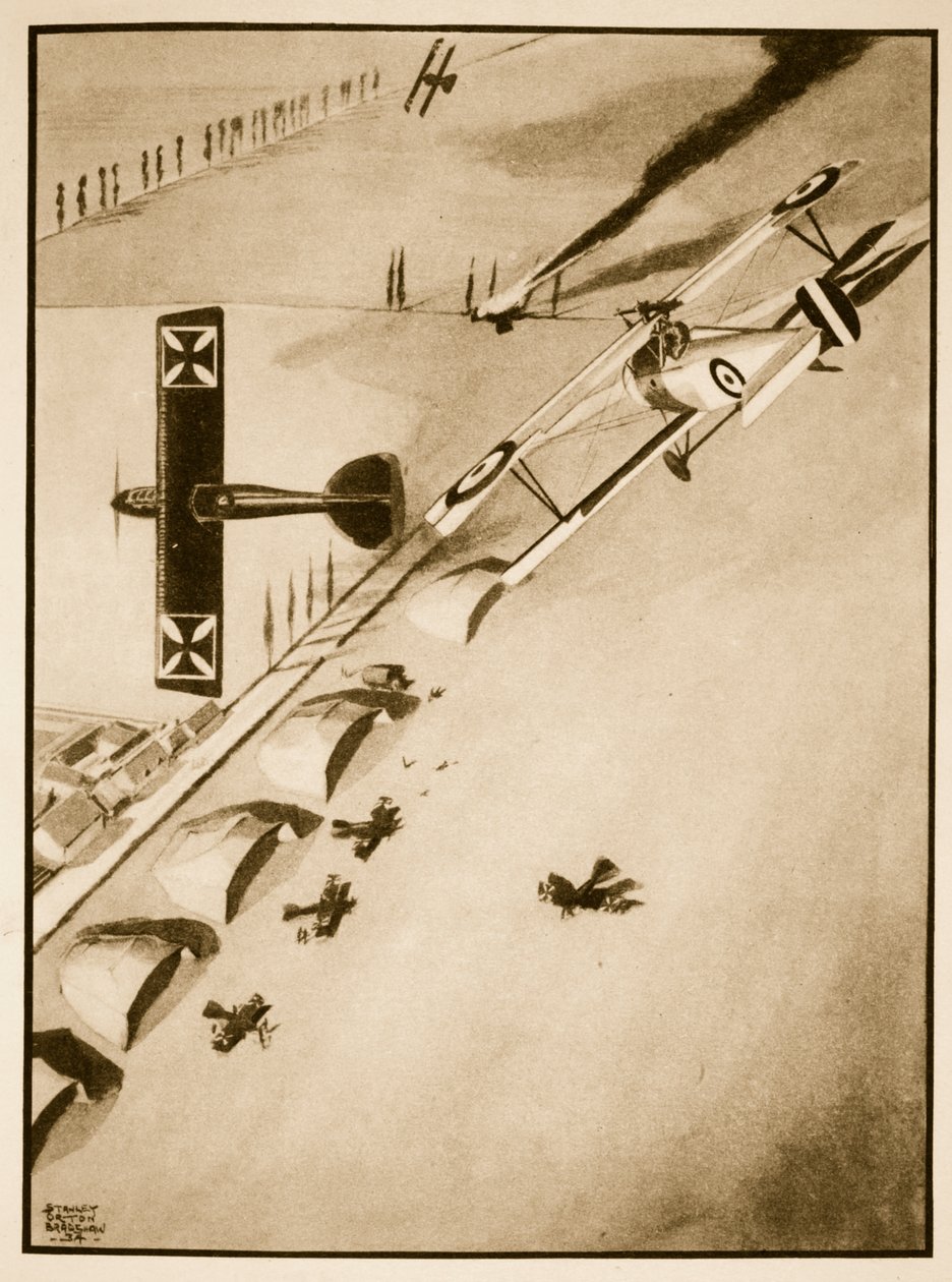 Le colonel Bishop obtient sa V.C, illustration de 