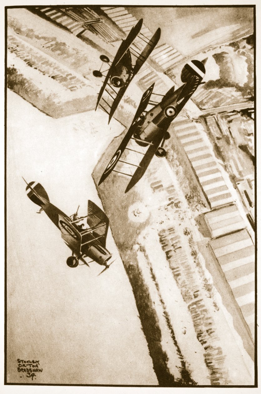 Le premier défilé de la R.A.F., illustration de 
