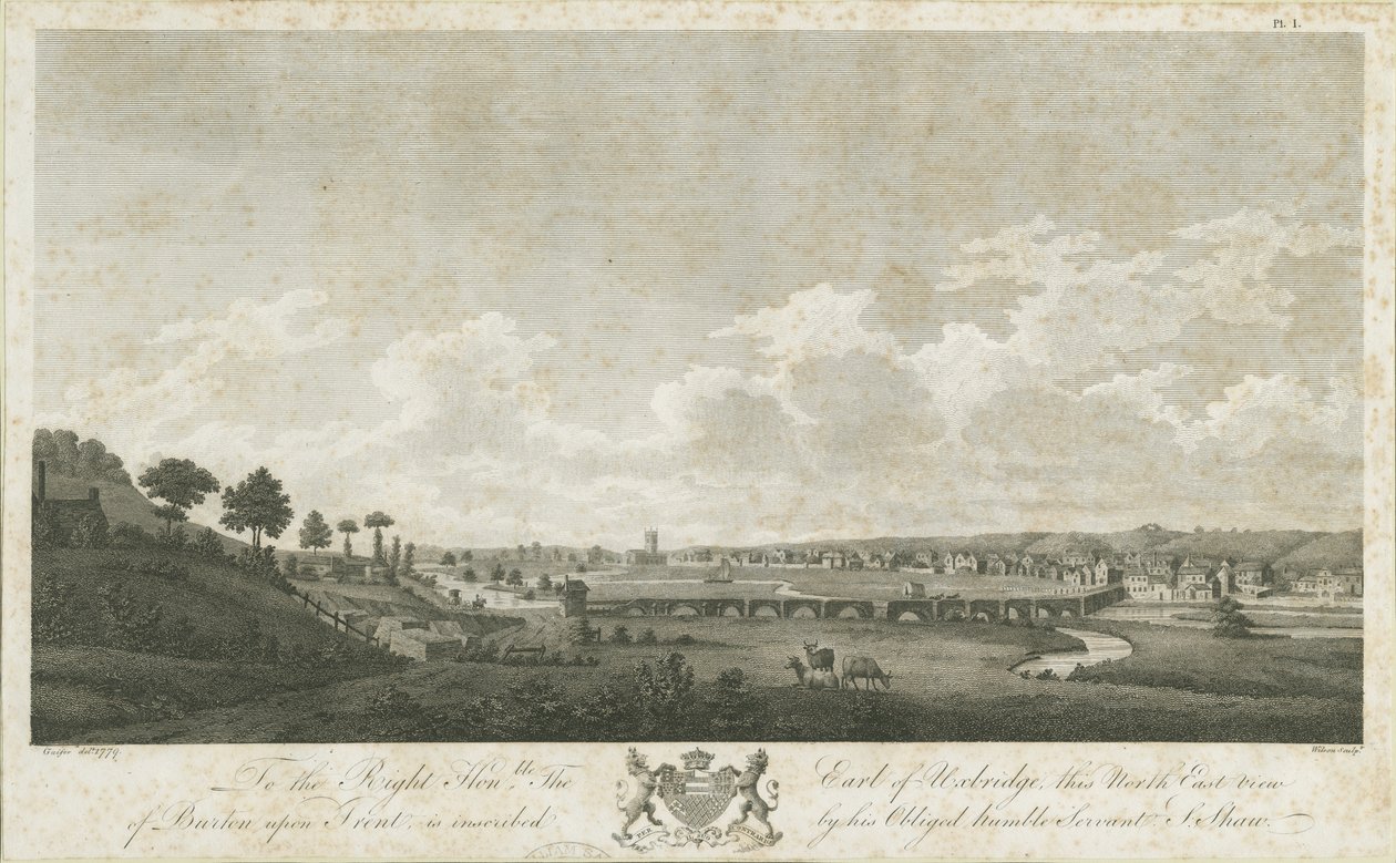 Burton-upon-Trent - Pont et ville - Stebbing Shaw