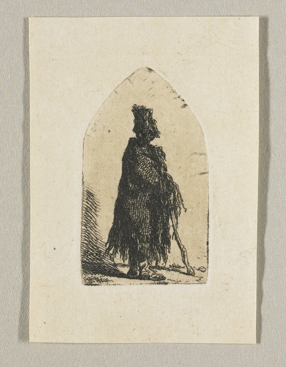 Berger avec un bâton - Stefan Juliusz Norblin de la Gourdaine