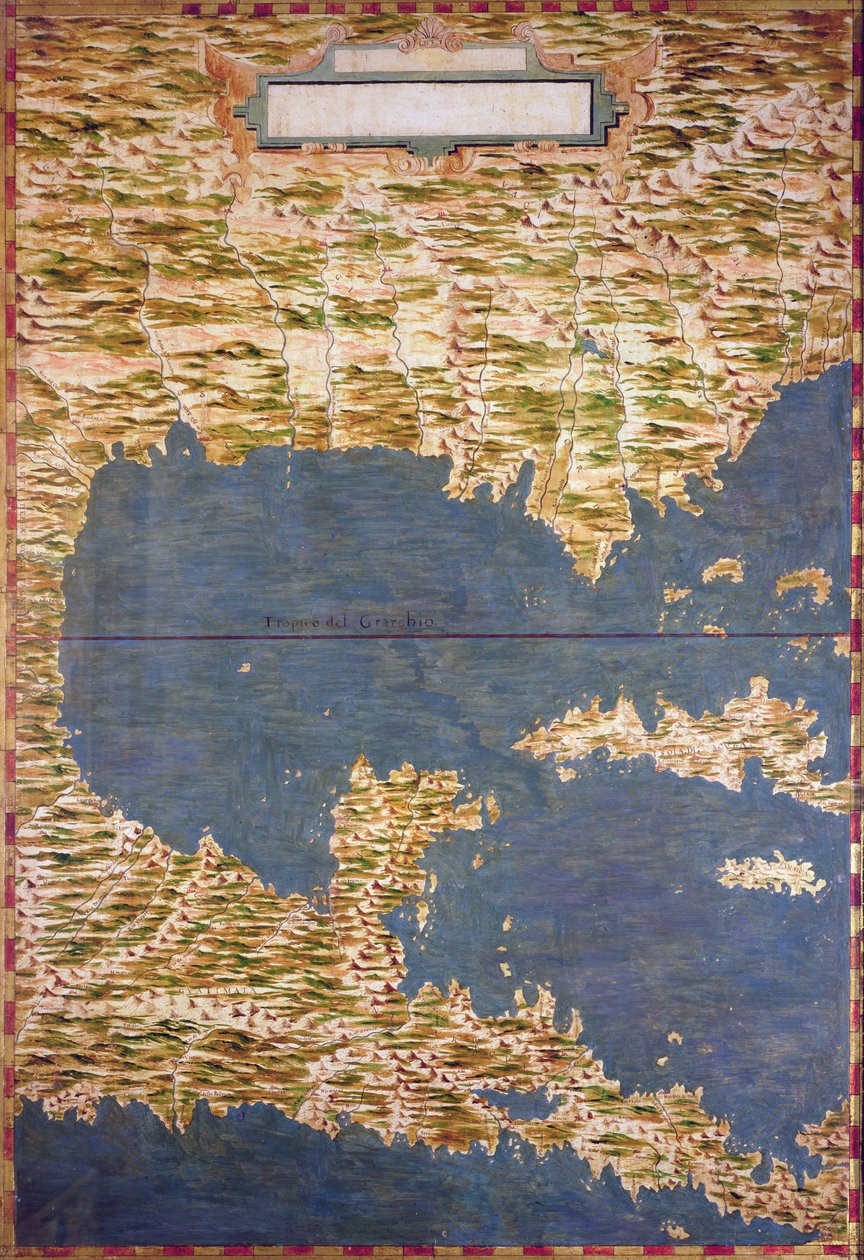 Carte de Cuba et des Caraïbes - Stefano Bonsignori