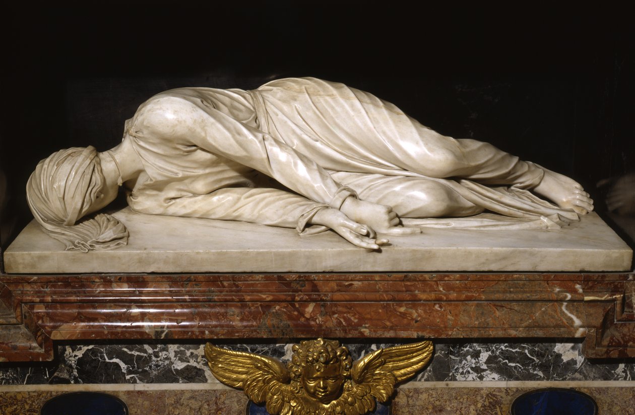 Martyr de Sainte Cécile, 1600 (marbre) - Stefano Maderno