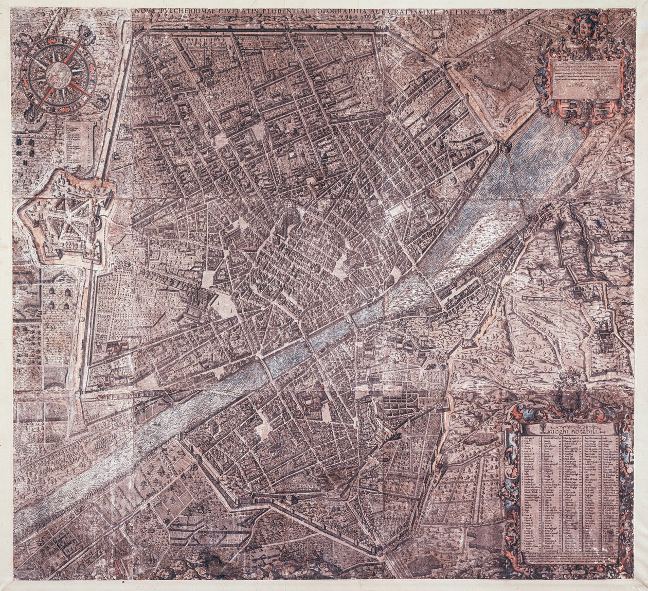 Carte de Florence - Stefano Buonsignori