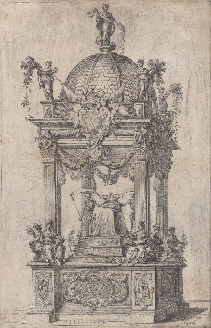 Le catafalque de Philippe IV d