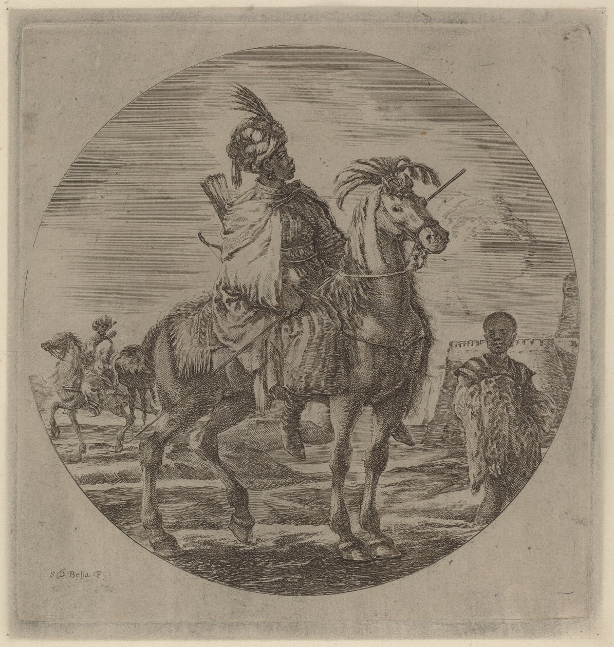 Un cavalier noir - Stefano della Bella