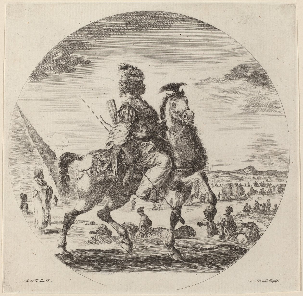 Un cavalier noir - Stefano della Bella