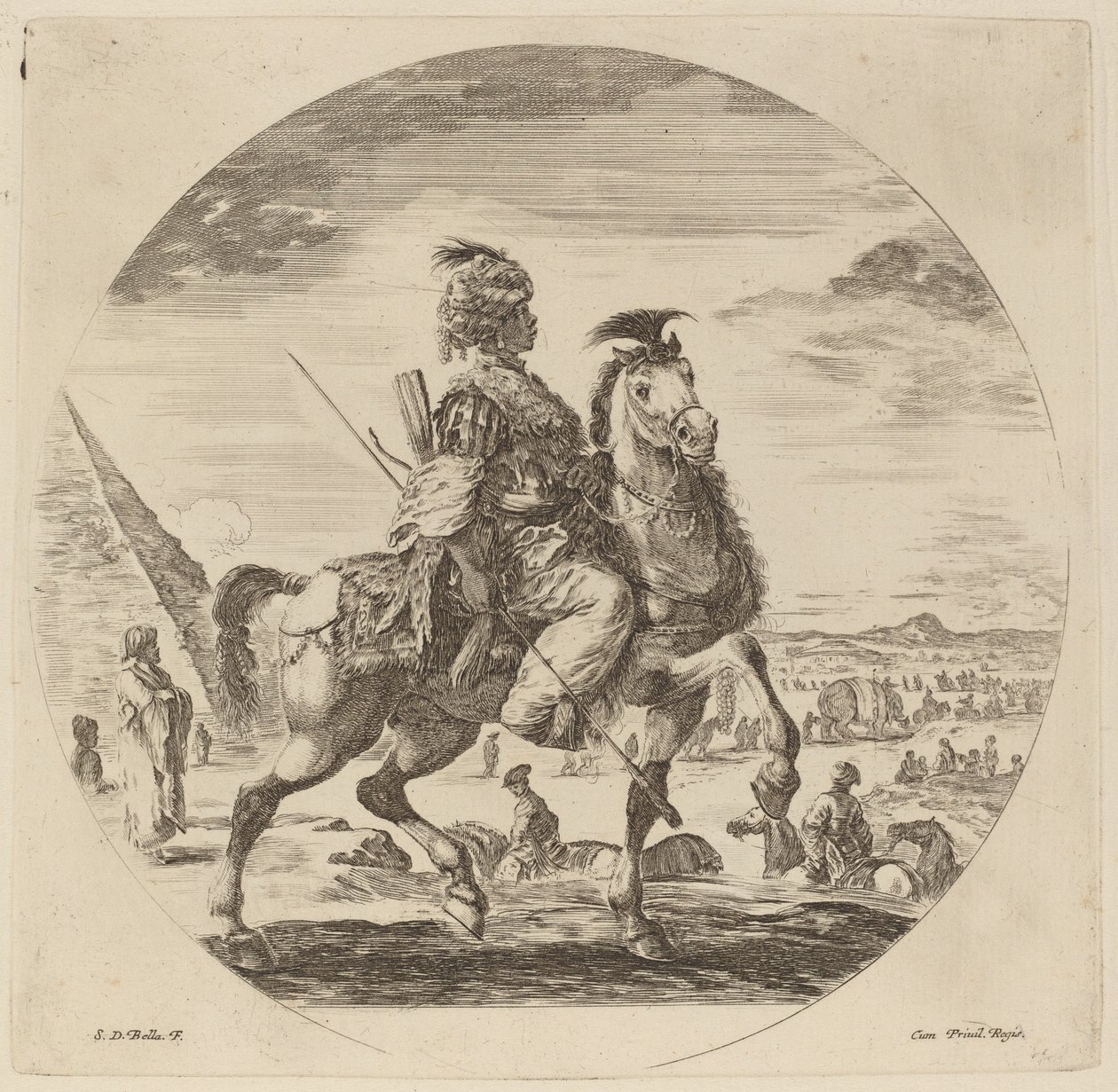 Un cavalier noir - Stefano della Bella
