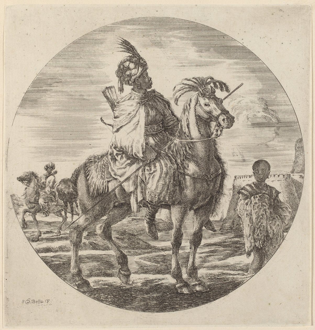 Un cavalier noir - Stefano della Bella