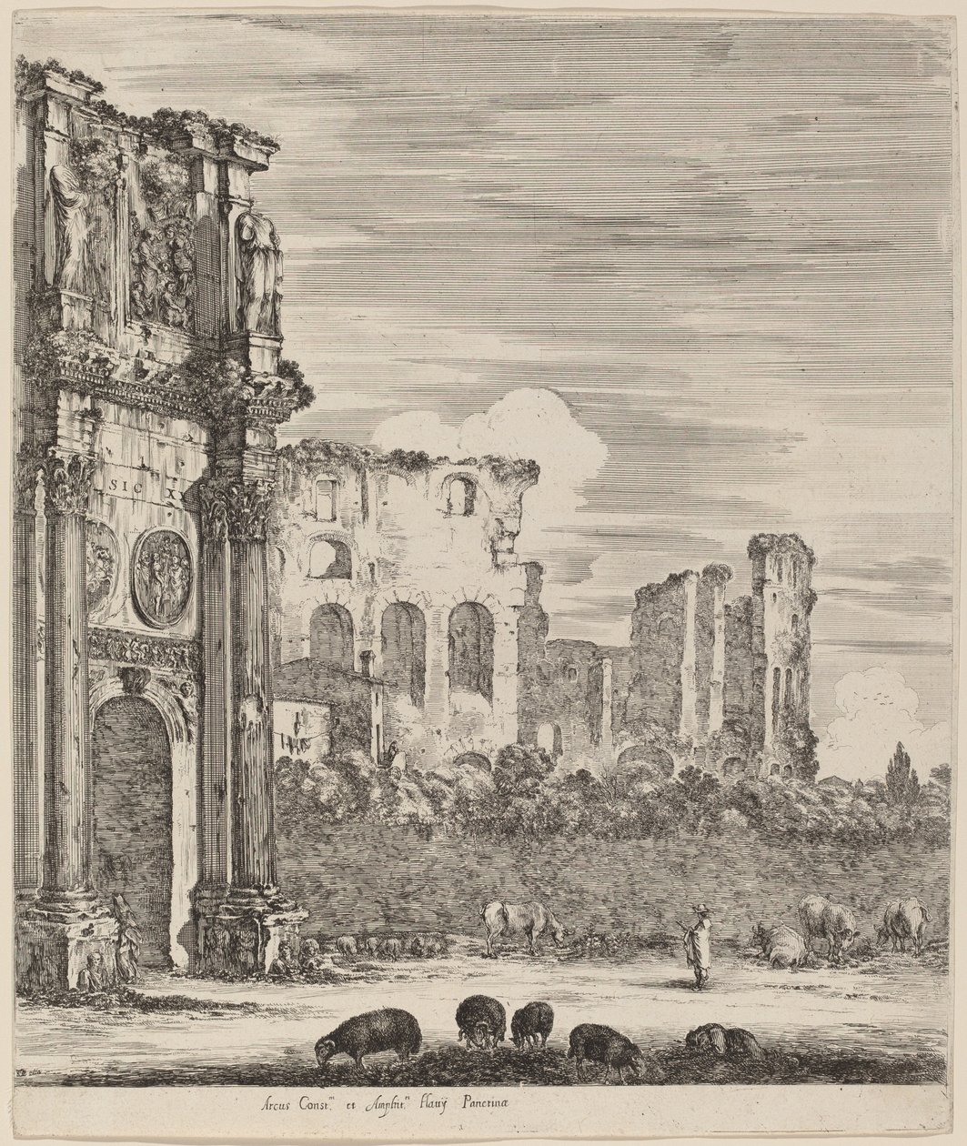 Arc de Constantin, 1656 - Stefano della Bella