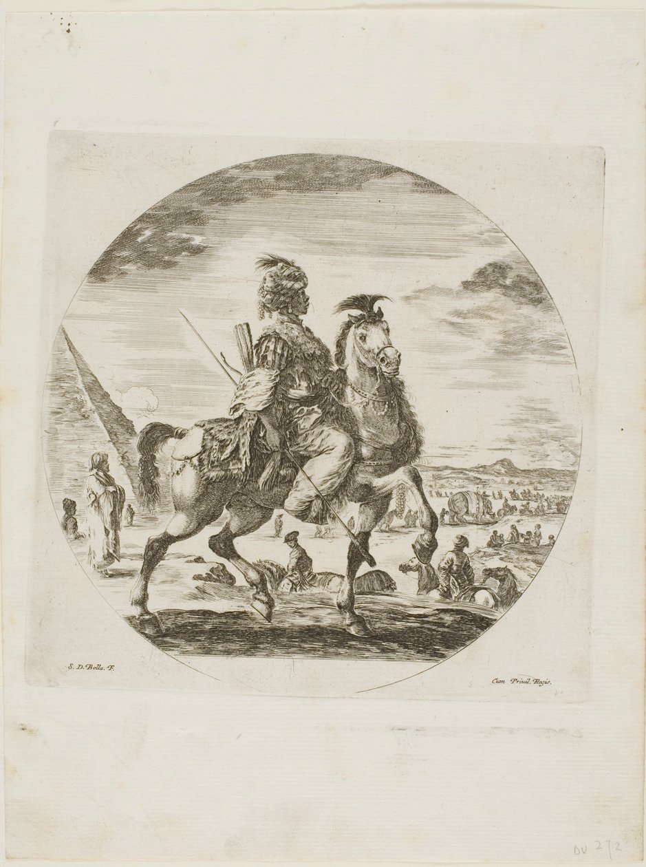 Cavalier noir - Stefano della Bella
