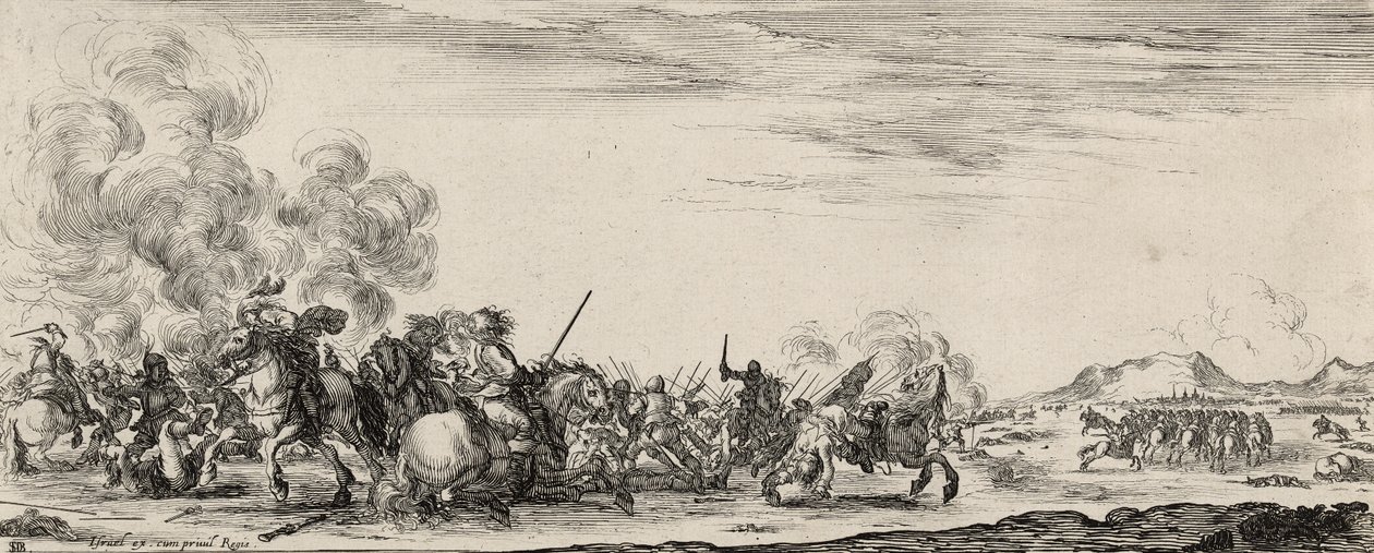 Choc de cavalerie - Stefano della Bella