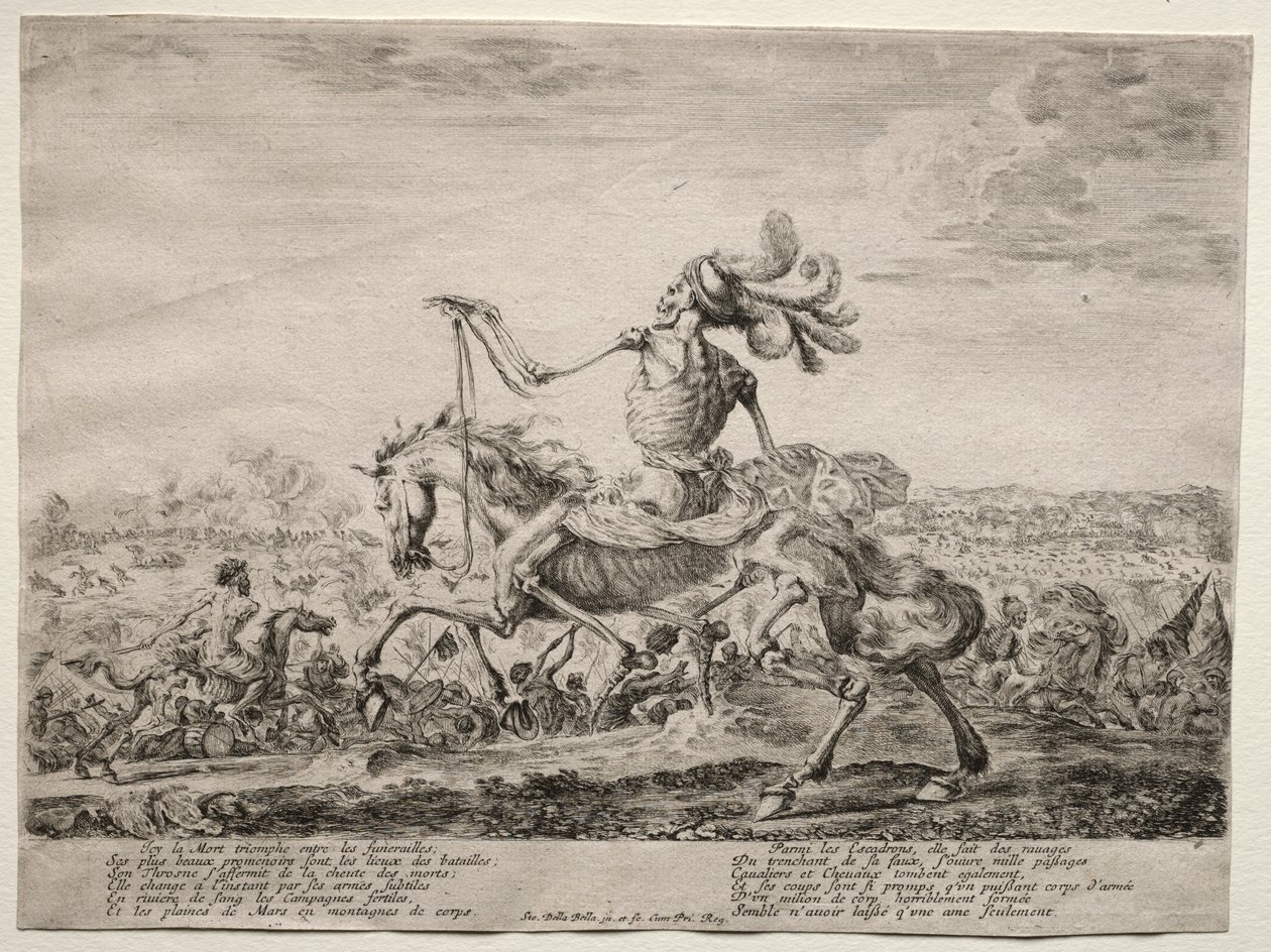 La mort sur le champ de bataille - Stefano della Bella